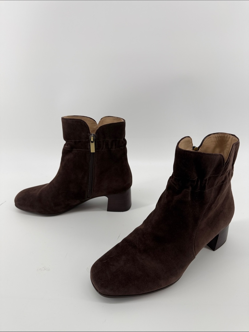 Abeo Avenue Mid Ankle Boot in Java Suede 9 S34 - Picture 3 of 8